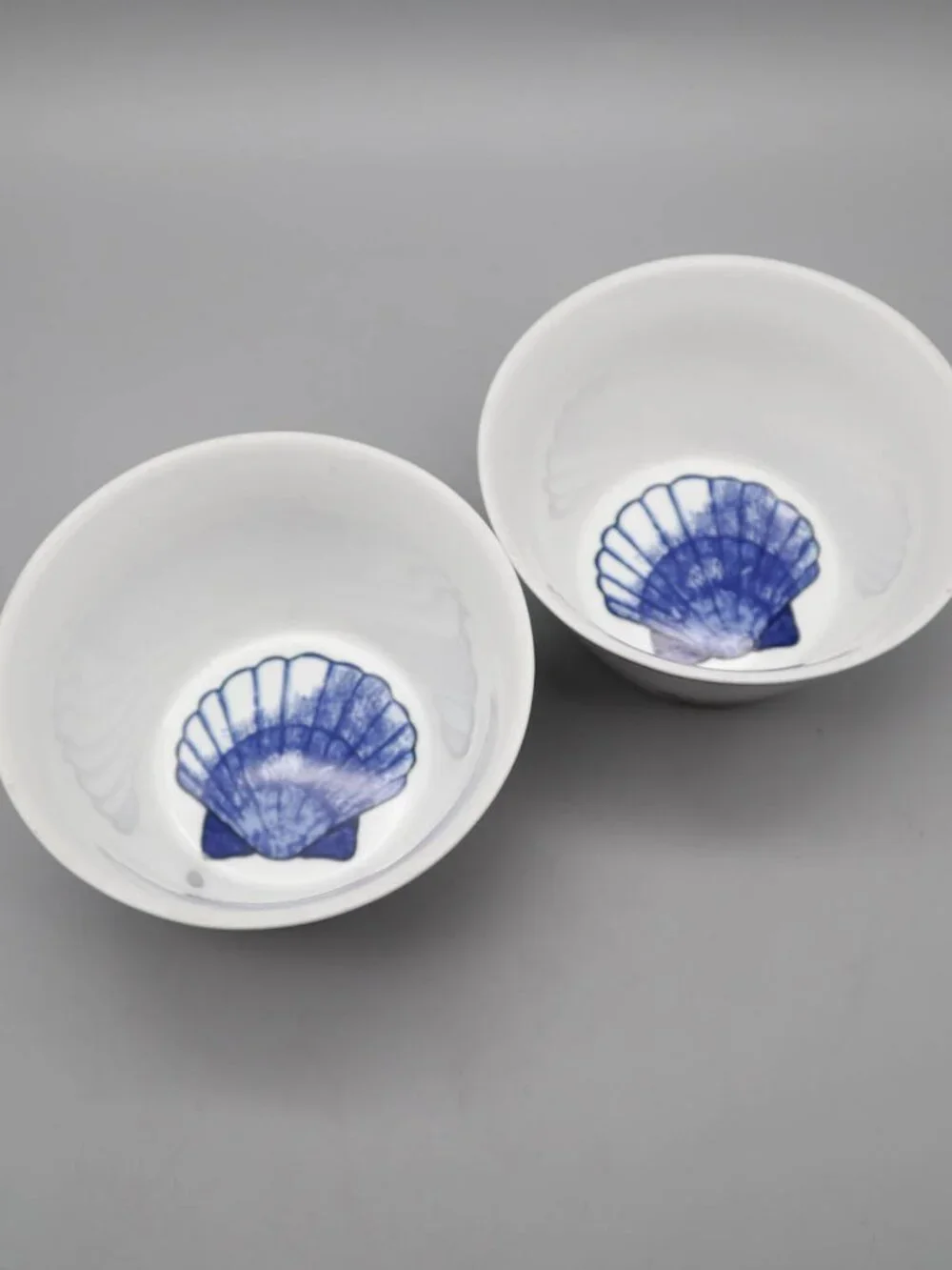 2 Studio Nova Beach Parade Porcelain Fruit Dessert Bowls 5 1/8